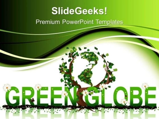 Green Globe Environment PowerPoint Templates And PowerPoint Themes 0512 Green Globe Environment PowerPoint Templates And PowerPoint Themes 0512
