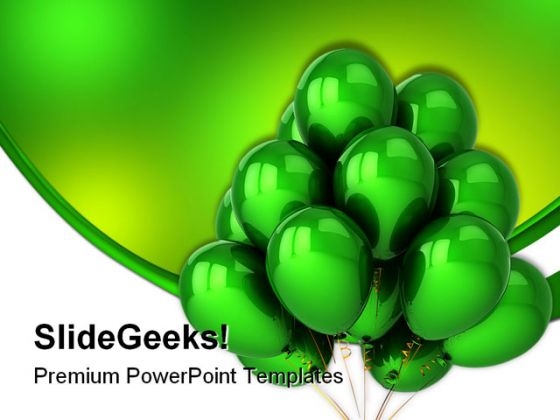 Green Helium Balloons Festival PowerPoint Themes And PowerPoint Slides 0311 Green Helium Balloons Festival PowerPoint Themes And PowerPoint Slides 0311