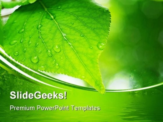 Green Leaves Nature PowerPoint Themes And PowerPoint Slides 0511 Green Leaves Nature PowerPoint Themes And PowerPoint Slides 0511