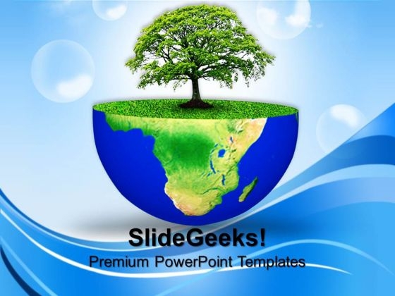 Green Planet Earth Environment PowerPoint Templates And PowerPoint Themes 0812