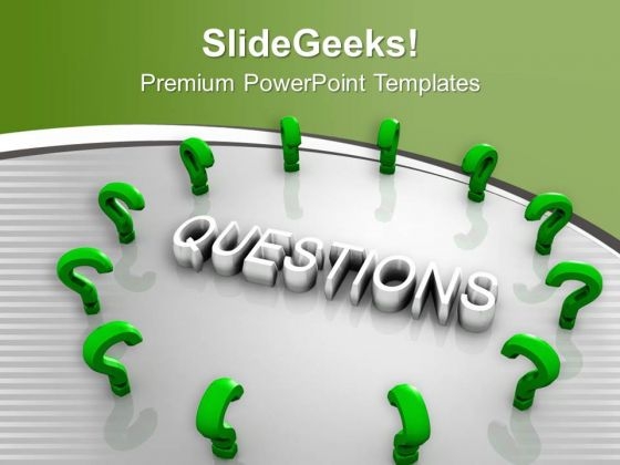 Green Question Marks Around Word Question PowerPoint Templates Ppt Backgrounds For Slides 0313 Green Question Marks Around Word Question PowerPoint Templates Ppt Backgrounds For Slides 0313
