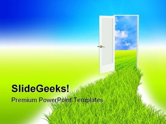 Green Road Nature PowerPoint Themes And PowerPoint Slides 0511 Green Road Nature PowerPoint Themes And PowerPoint Slides 0511