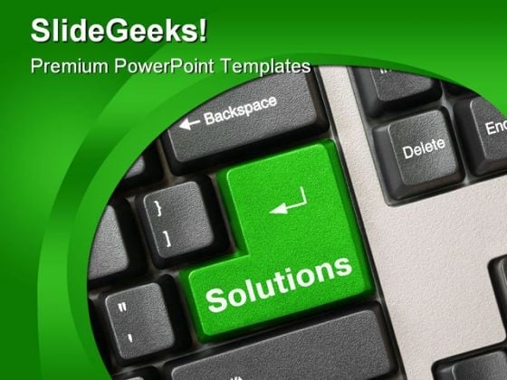 Green Solutions Key Computer PowerPoint Themes And PowerPoint Slides 0711 Green Solutions Key Computer PowerPoint Themes And PowerPoint Slides 0711
