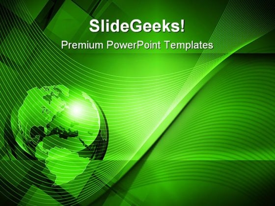 Green World Background Globe PowerPoint Templates And PowerPoint Backgrounds 0711