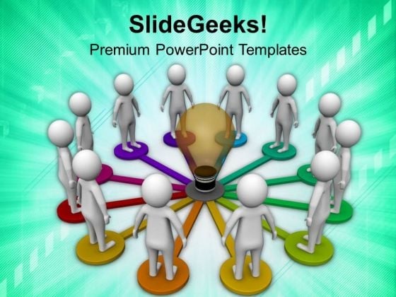 Group Linked To Central Idea PowerPoint Templates Ppt Backgrounds For Slides 0713 Group Linked To Central Idea PowerPoint Templates Ppt Backgrounds For Slides 0713