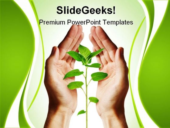 Growing Green Plant Nature PowerPoint Themes And PowerPoint Slides 0411 Growing Green Plant Nature PowerPoint Themes And PowerPoint Slides 0411