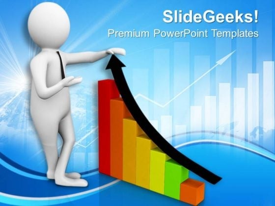 Growth Bar Graph PowerPoint Templates Ppt Backgrounds For Slides 0813 Growth Bar Graph PowerPoint Templates Ppt Backgrounds For Slides 0813