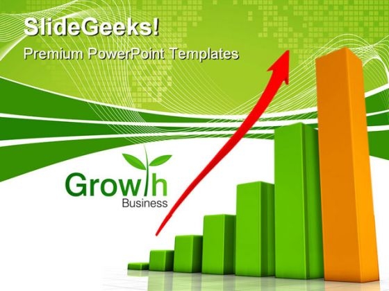 Growth Chart Business PowerPoint Templates And PowerPoint Backgrounds 0411