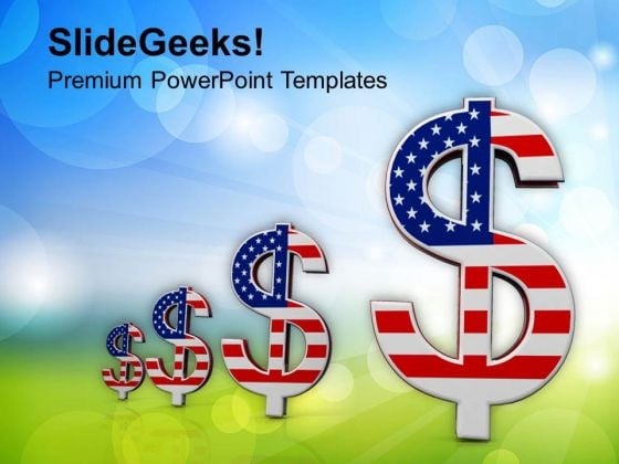 Growth In American Money PowerPoint Templates Ppt Backgrounds For Slides 0813 Growth In American Money PowerPoint Templates Ppt Backgrounds For Slides 0813