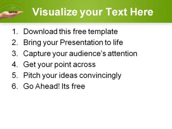 Growth Concept PowerPoint Template adaptable slides