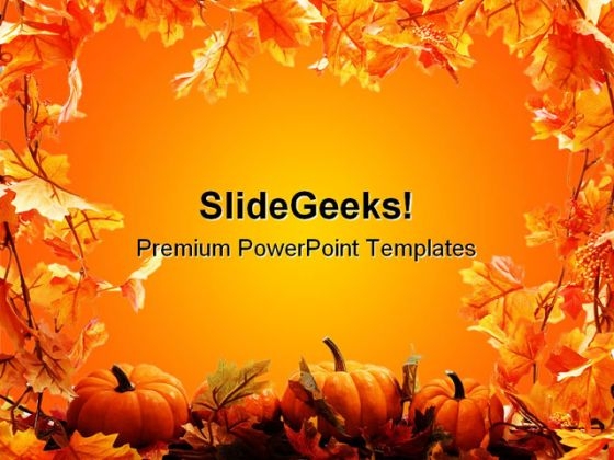 Halloween Nature Abstract PowerPoint Template 0610 Halloween Nature Abstract PowerPoint Template 0610