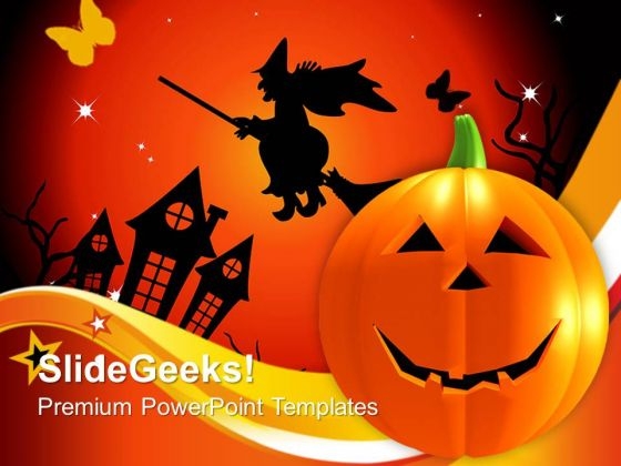 Halloween Pumpkins Festival PowerPoint Templates And PowerPoint Themes 0912