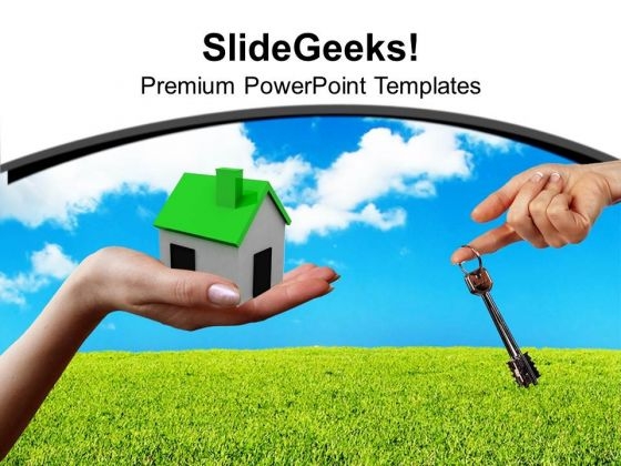 Handing Over House Keys Real Estate PowerPoint Templates Ppt Backgrounds For Slides 1212 Handing Over House Keys Real Estate PowerPoint Templates Ppt Backgrounds For Slides 1212