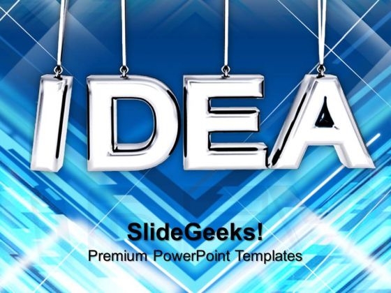 Hanging Idea Symbol PowerPoint Templates And PowerPoint Themes 0912 Hanging Idea Symbol PowerPoint Templates And PowerPoint Themes 0912