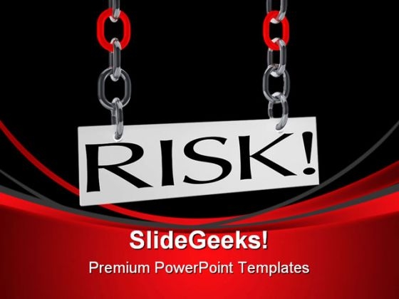 Hanging Risk Business PowerPoint Templates And PowerPoint Backgrounds 0411