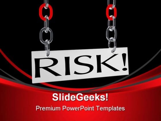 Hanging Risk Business PowerPoint Themes And PowerPoint Slides 0411