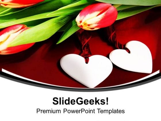 Happy Anniversary With Pair Of Heart PowerPoint Templates Ppt Backgrounds For Slides 0413 Happy Anniversary With Pair Of Heart PowerPoint Templates Ppt Backgrounds For Slides 0413