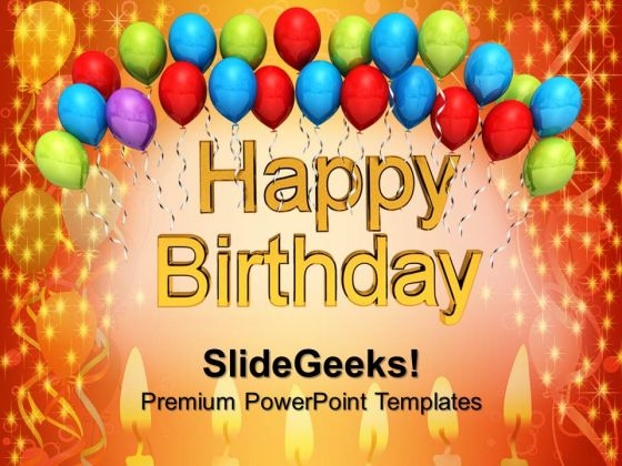 Happy Birthday Balloons Festival PowerPoint Templates And PowerPoint Themes 1012 Happy Birthday Balloons Festival PowerPoint Templates And PowerPoint Themes 1012