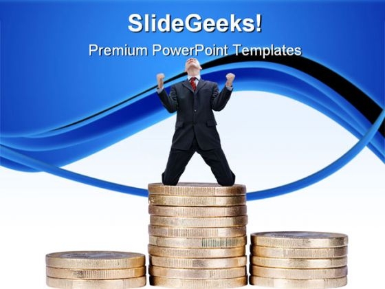 Happy Businessman Business PowerPoint Templates And PowerPoint Backgrounds 0711 Happy Businessman Business PowerPoint Templates And PowerPoint Backgrounds 0711