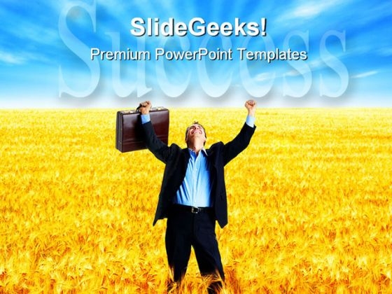 Happy Businessman Success PowerPoint Themes And PowerPoint Slides 0511 Happy Businessman Success PowerPoint Themes And PowerPoint Slides 0511