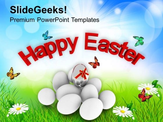 Happy Easter Day Religious Festival PowerPoint Templates Ppt Backgrounds For Slides 0313 Happy Easter Day Religious Festival PowerPoint Templates Ppt Backgrounds For Slides 0313