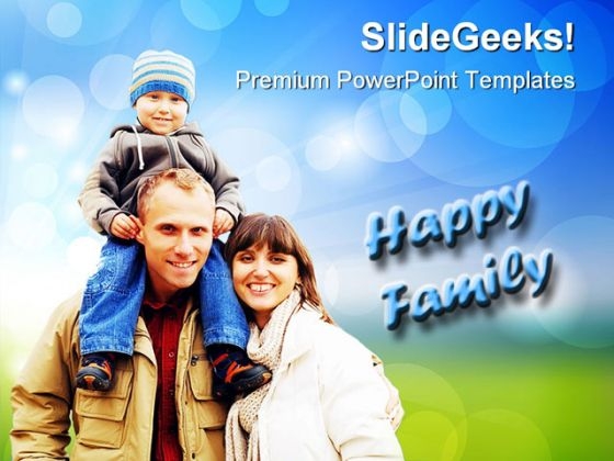 Happy Family People PowerPoint Themes And PowerPoint Slides 0411 Happy Family People PowerPoint Themes And PowerPoint Slides 0411