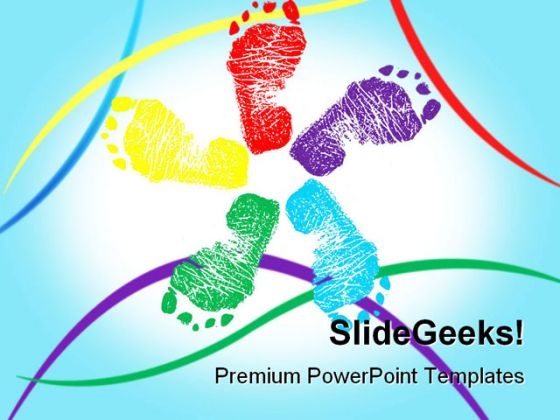 Happy Feet Symbol PowerPoint Themes And PowerPoint Slides 0711 Happy Feet Symbol PowerPoint Themes And PowerPoint Slides 0711