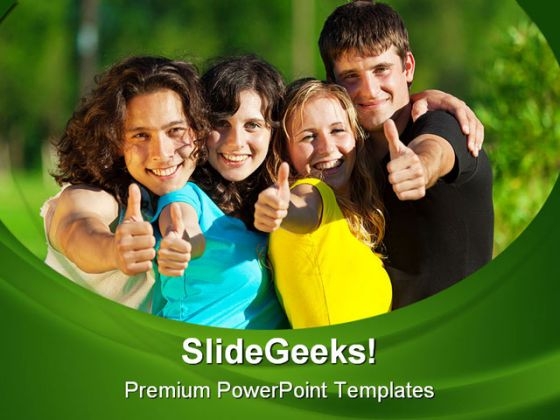 Happy Friends People PowerPoint Backgrounds And Templates 0111 Happy Friends People PowerPoint Backgrounds And Templates 0111