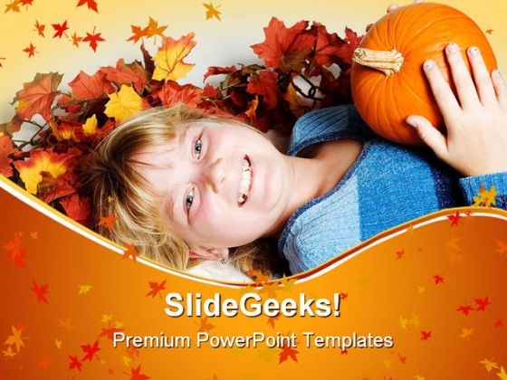Happy Girl Nature PowerPoint Templates And PowerPoint Backgrounds 0511 Happy Girl Nature PowerPoint Templates And PowerPoint Backgrounds 0511