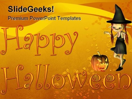 happy halloween01 holidays powerpoint template 1010 title