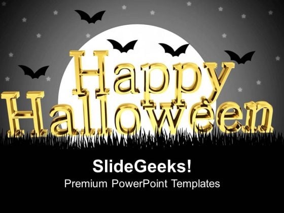 Happy Halloween Holidays PowerPoint Templates And PowerPoint Themes 1012