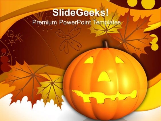 Happy Halloween Nature PowerPoint Templates And PowerPoint Themes 1012