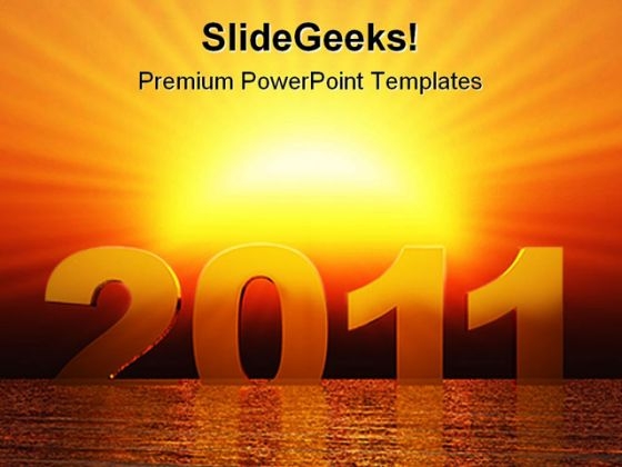 Happy New Year03 Festival PowerPoint Template 1010 Happy New Year03 Festival PowerPoint Template 1010