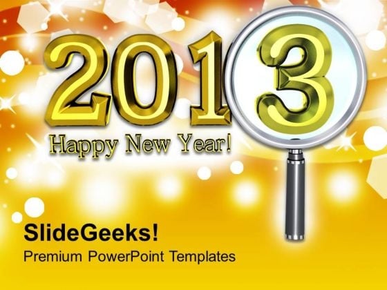 Happy New Year 2013 Sparkling Theme PowerPoint Templates Ppt Backgrounds For Slides 0413 Happy New Year 2013 Sparkling Theme PowerPoint Templates Ppt Backgrounds For Slides 0413