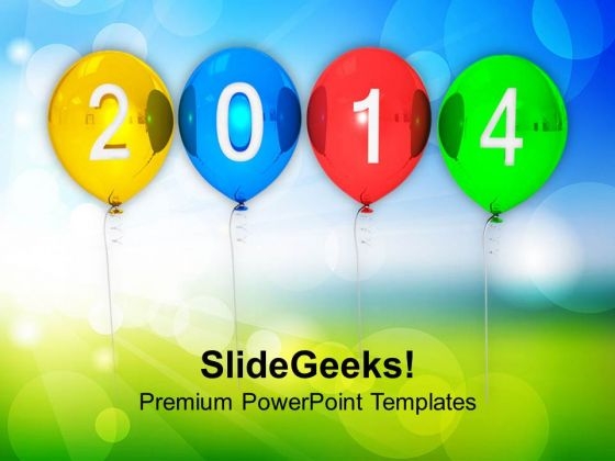 Happy New Year 2014 PowerPoint Template 1113 Happy New Year 2014 PowerPoint Template 1113