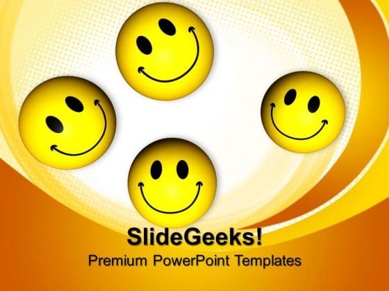 Happy Smiley Shapes PowerPoint Templates And PowerPoint Themes 0812 Happy Smiley Shapes PowerPoint Templates And PowerPoint Themes 0812