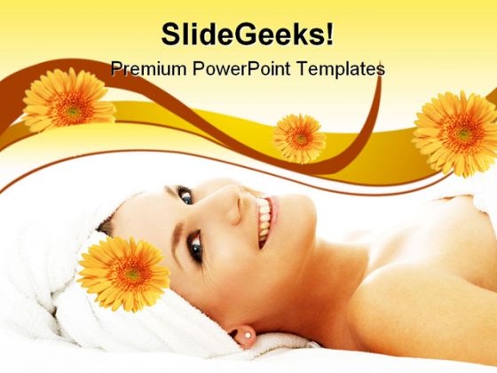 Happy Spa Beauty PowerPoint Templates And PowerPoint Backgrounds 0311