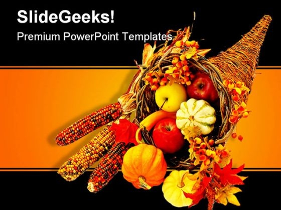 Happy Thanksgiving Religion PowerPoint Template 0610 Happy Thanksgiving Religion PowerPoint Template 0610