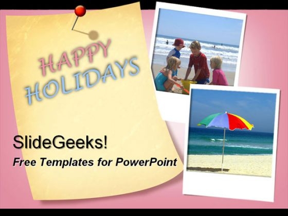 Happy Holidays PowerPoint Template 