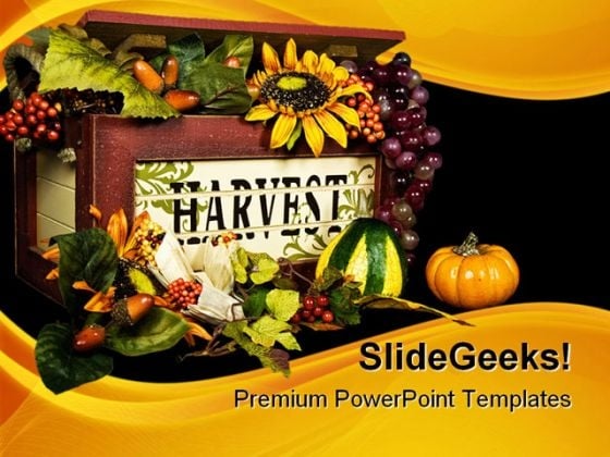 Harvest Box Nature PowerPoint Templates And PowerPoint Backgrounds 0211 Harvest Box Nature PowerPoint Templates And PowerPoint Backgrounds 0211