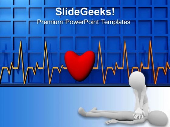 Heart Beat Medical PowerPoint Templates And PowerPoint Themes 0612