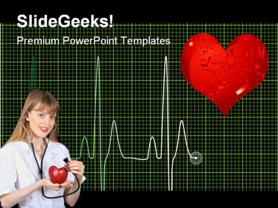 Heart Beat Medical PowerPoint Themes And PowerPoint Slides 0611