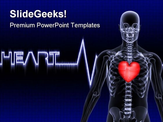 Heart Line Medical PowerPoint Themes And PowerPoint Slides 0811 Heart Line Medical PowerPoint Themes And PowerPoint Slides 0811