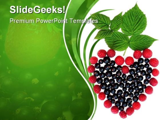 Heart Of Berries Nature PowerPoint Themes And PowerPoint Slides 0311 Heart Of Berries Nature PowerPoint Themes And PowerPoint Slides 0311