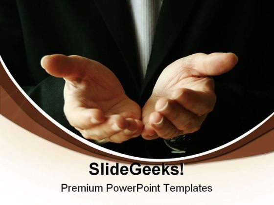 Help Business People PowerPoint Template 0910 Help Business People PowerPoint Template 0910