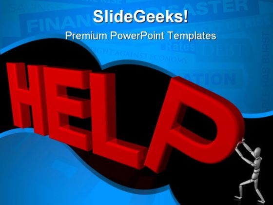 Help Metaphor PowerPoint Templates And PowerPoint Backgrounds 0611 Help Metaphor PowerPoint Templates And PowerPoint Backgrounds 0611