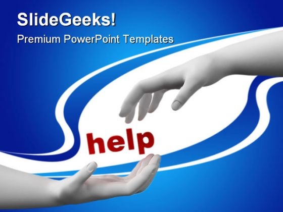 Help Security PowerPoint Templates And PowerPoint Backgrounds 0811