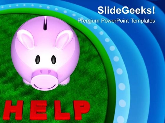 Help To Others For Saving Money PowerPoint Templates Ppt Backgrounds For Slides 0713 Help To Others For Saving Money PowerPoint Templates Ppt Backgrounds For Slides 0713