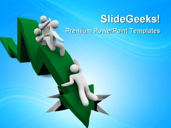 Helping In A Downturn Metaphor PowerPoint Templates And PowerPoint Backgrounds 0611 Helping In A Downturn Metaphor PowerPoint Templates And PowerPoint Backgrounds 0611