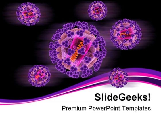Hi Virus Medical Powerpoint Themes And Powerpoint Slides 0511 Powerpoint Themes